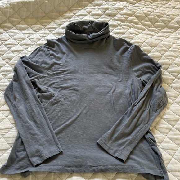 Madewell Tops - Madewell Blue Turtleneck Top